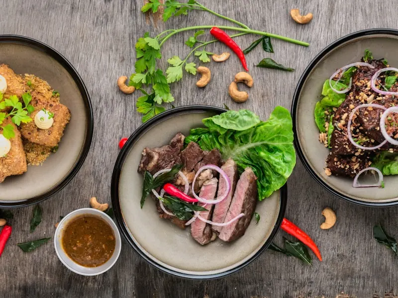Beautifully plated signature dish